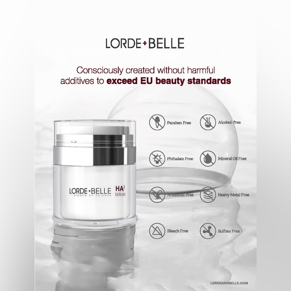 Lorde + Belle HA3 Serum – White Hydrating Face Serum - Picture 4 of 15